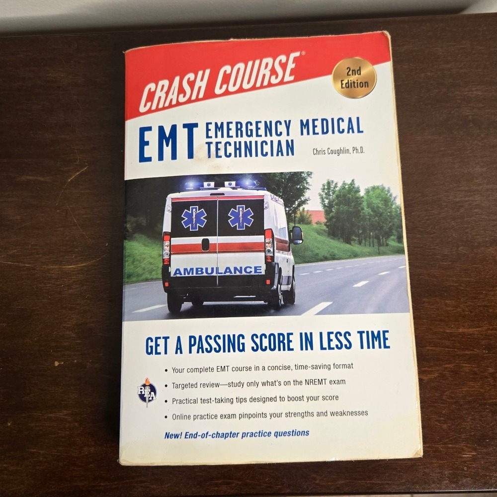 REA EMT Emergency Medical Technician 2nd Ed Crash‎ Course Study Guide